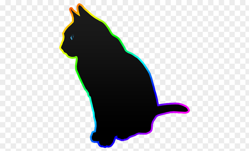 Cat Black Whiskers Silhouette Clip Art PNG