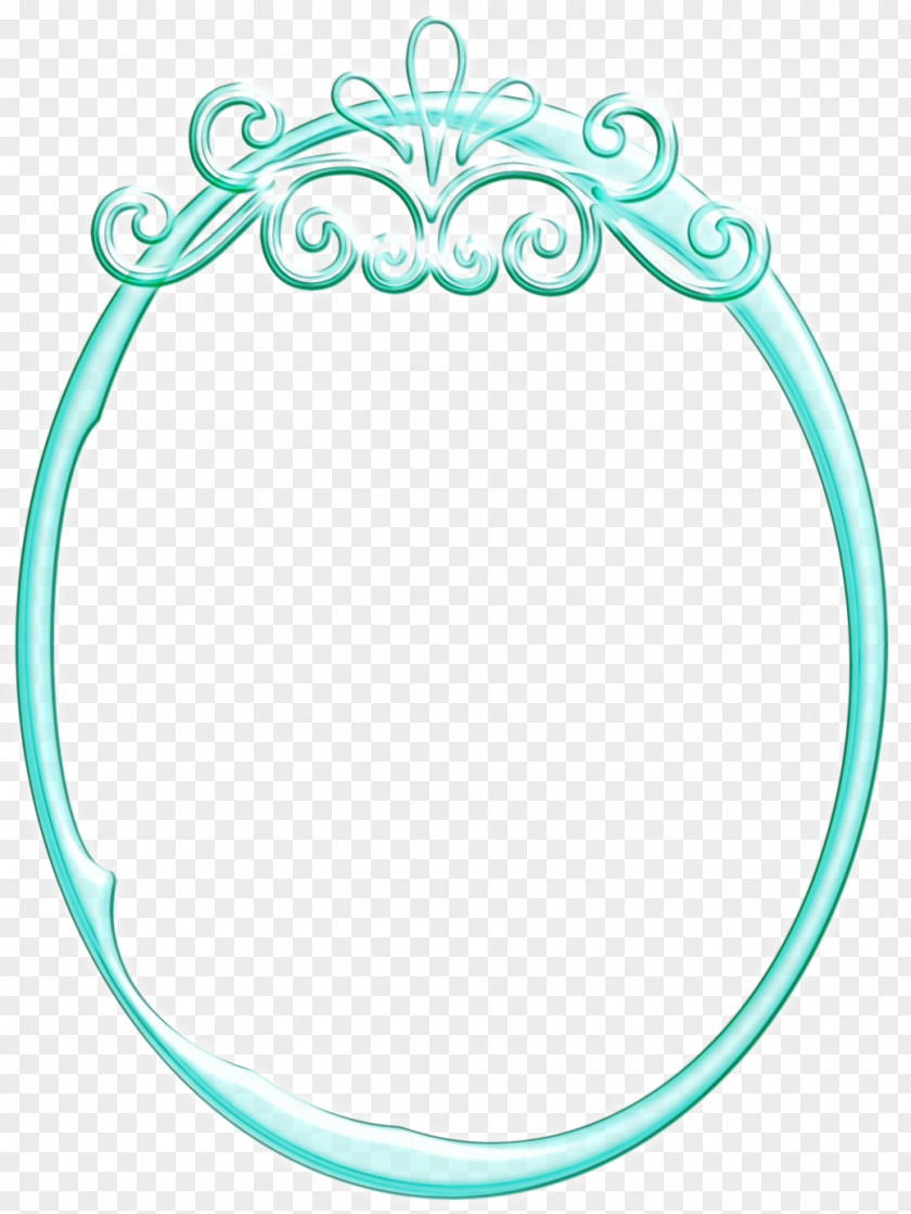 Oval Teal Images Cartoon PNG