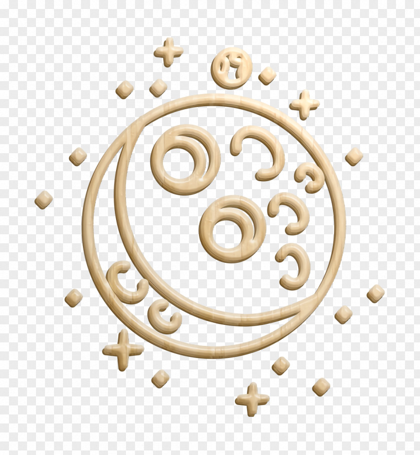 Symbol Beige Earth Icon Moon Planet PNG