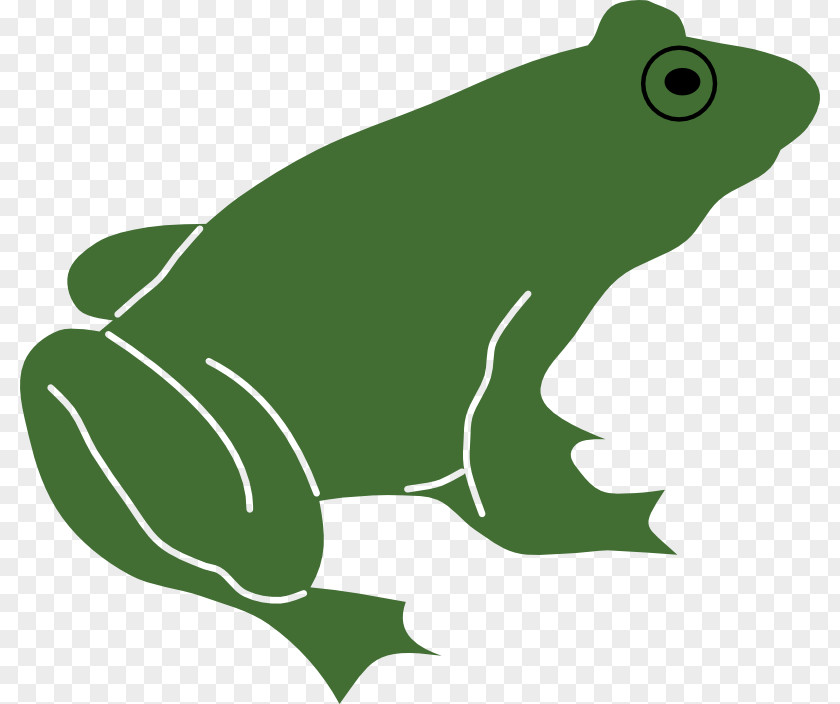 Cartoon Bullfrog Frog Silhouette Royalty-free Clip Art PNG