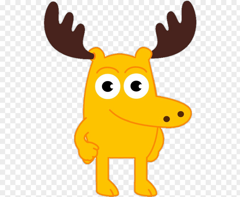 Nick Jr. Moose Iron-on Noggin Television Show PNG