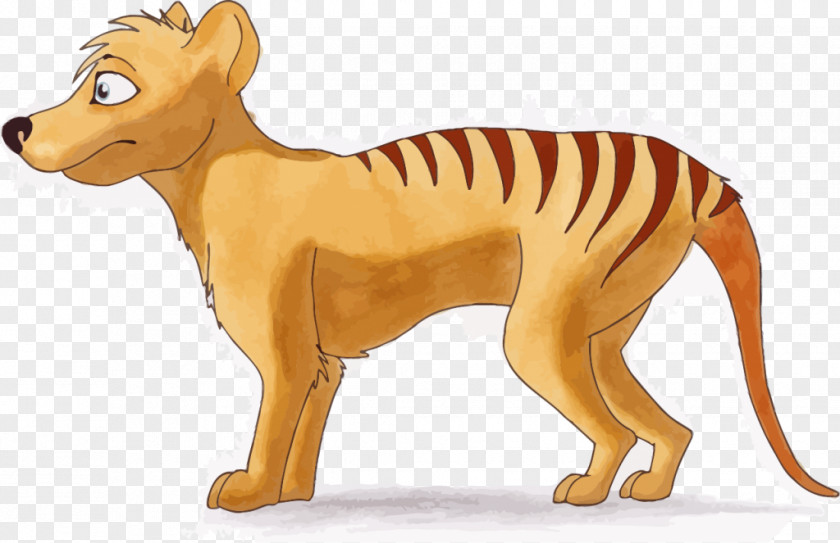 Smalltiger Tasmanian Devil Thylacine Clip Art Image Vector Graphics PNG