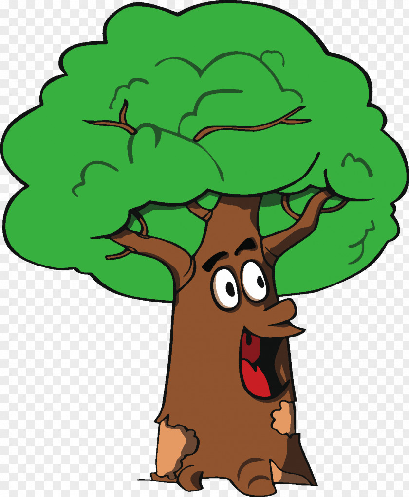 Tree Drawing Cartoon Clip Art PNG