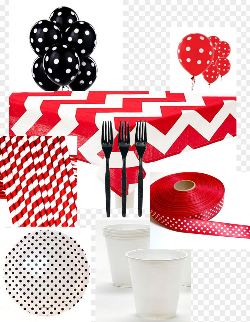 Valentines Party Polka Dot Balloon Amscan Pattern PNG