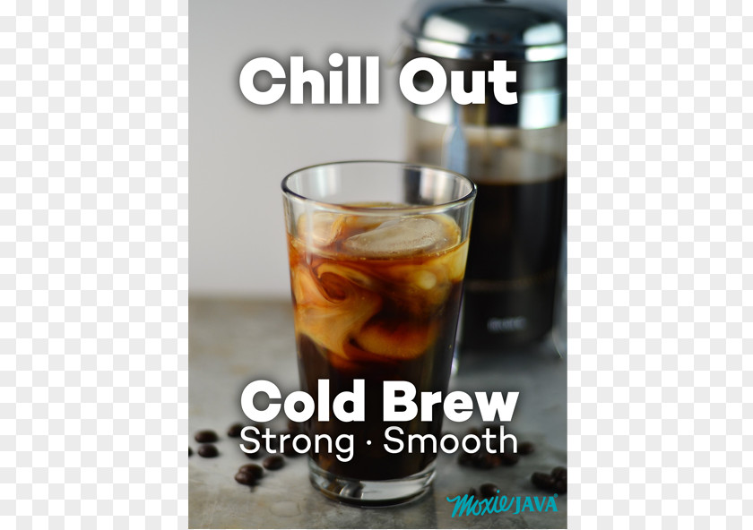 Cold Brew Iced Coffee Rum And Coke Black Russian PNG