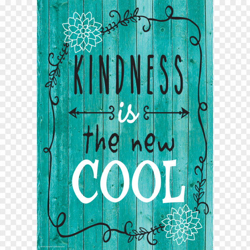 Cool Poster Teacher Created Resources Tcr7412 Kindness Is The New Graphic Design Font PNG