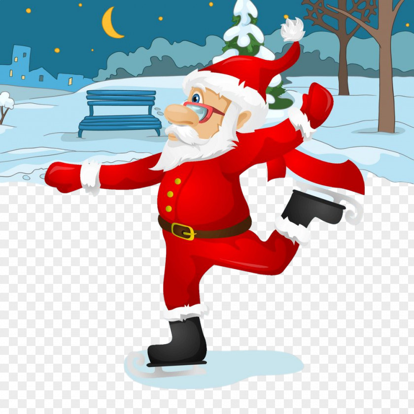 Recreation Christmas Santa Claus PNG