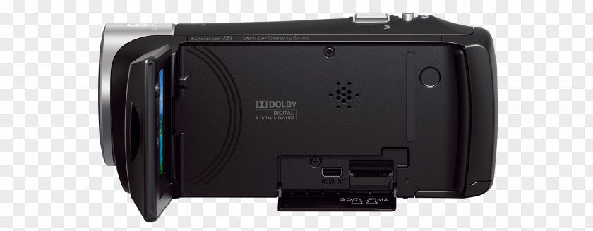 Stereo Digital Video Cameras Sony Handycam Wide-angle Lens PNG