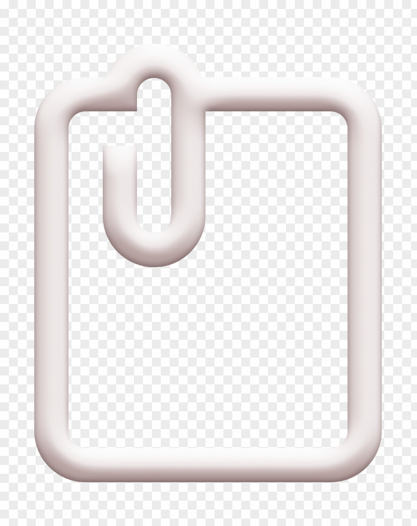 UI-UX Interface Icon Attach Attached PNG