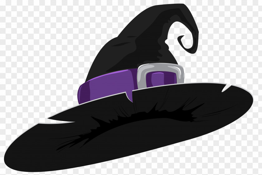 Witch Hat Black And Purple Clipart Image Clip Art PNG