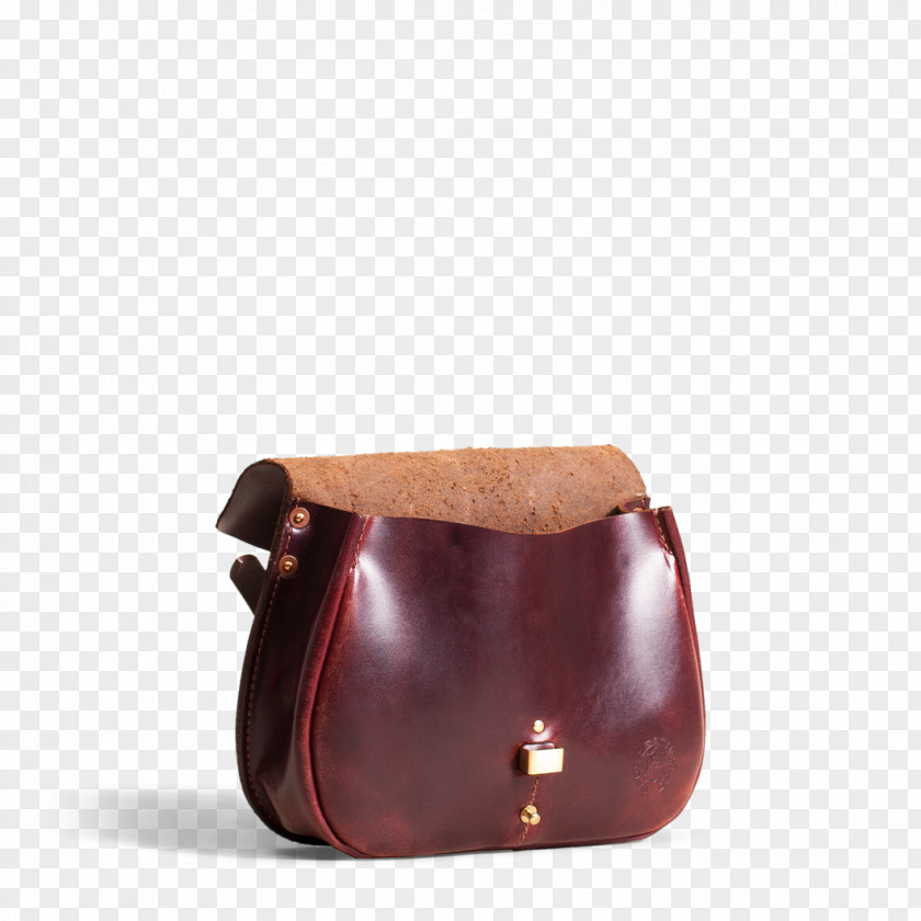 Bag Handbag Leather Brown Coin Purse Caramel Color PNG