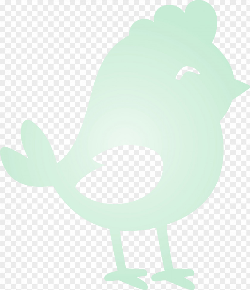 Cartoon Bird Chicken Tail PNG