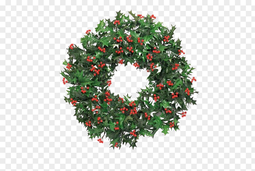 Christmas Wreath Card Santa Claus Environmentally Friendly PNG