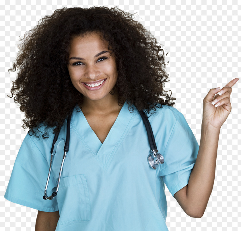 Aunty Curly Hair Physician Assistant Registered Nurse Health Care Nursing PNG