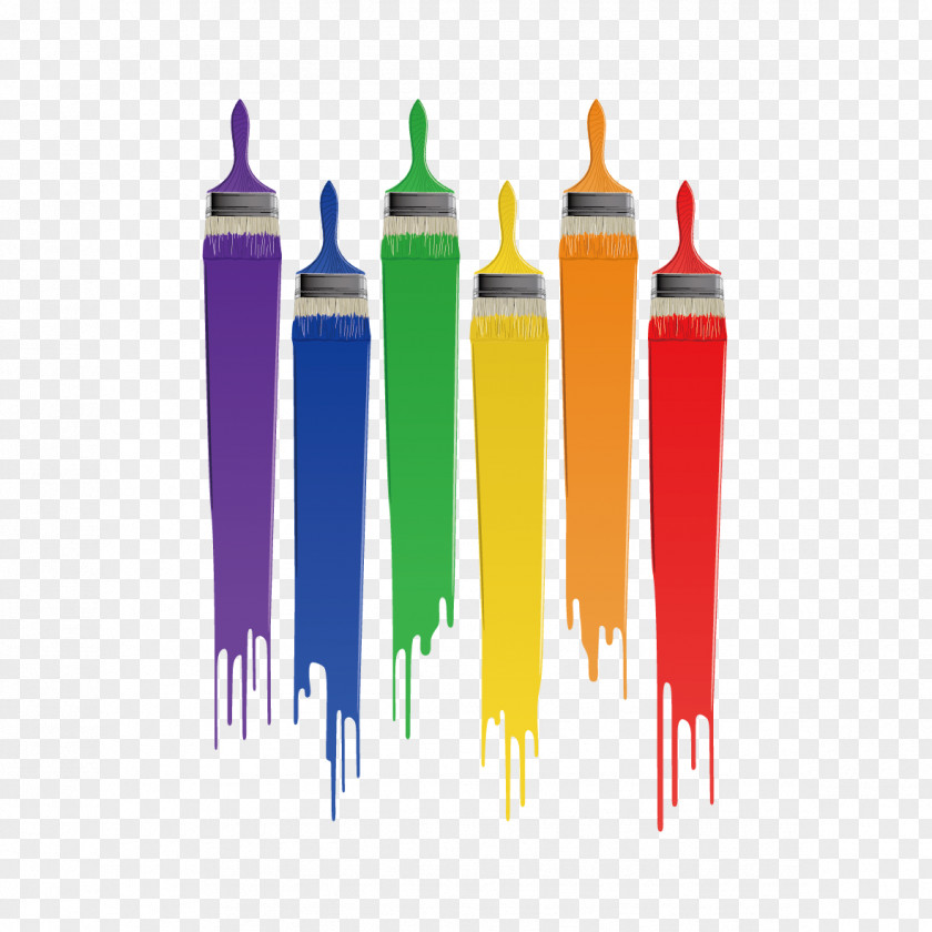 Brushes And Watercolor Paintbrush Drawing PNG