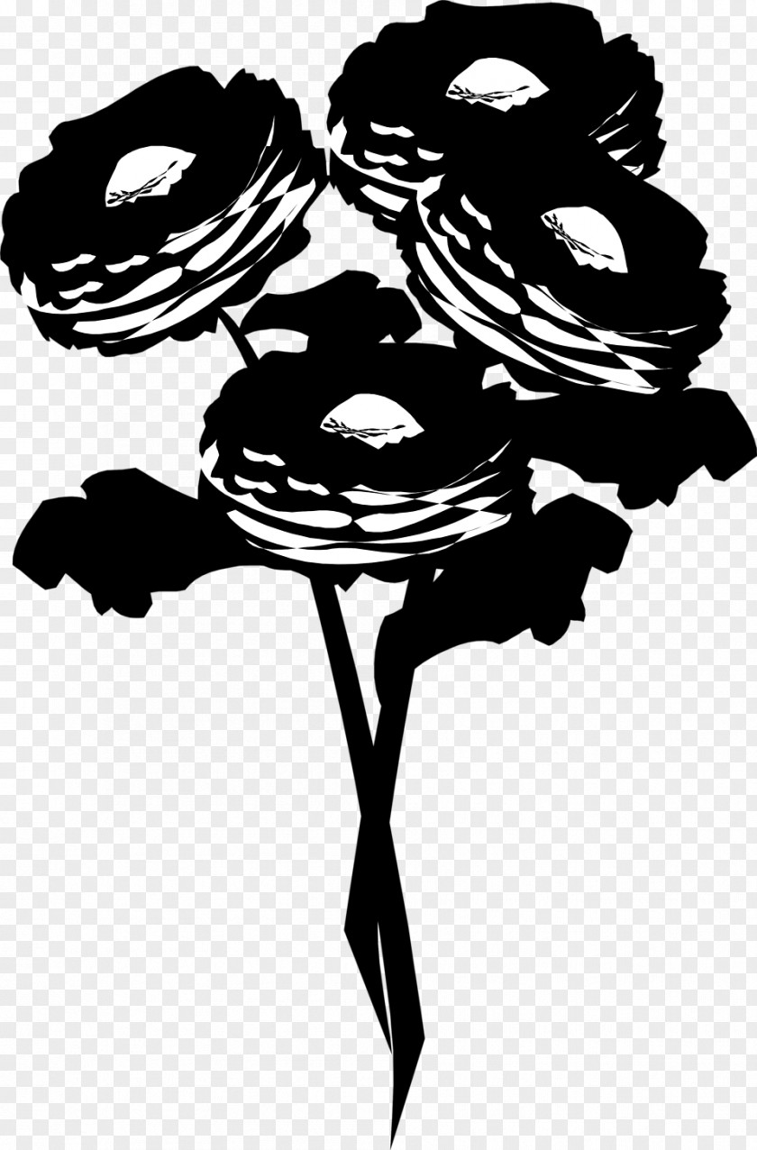 Flower Clip Art Visual Arts Silhouette Illustration PNG