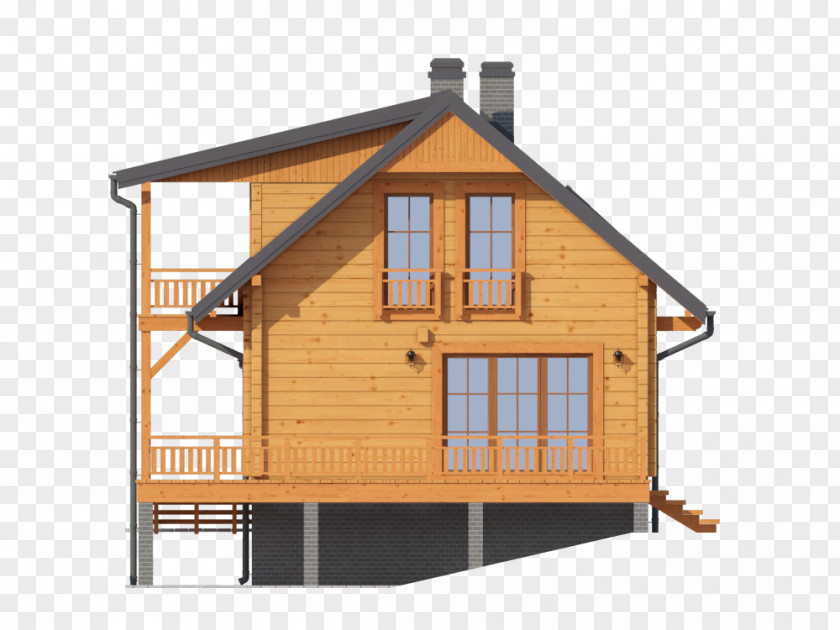 House Siding Cottage Facade Log Cabin PNG