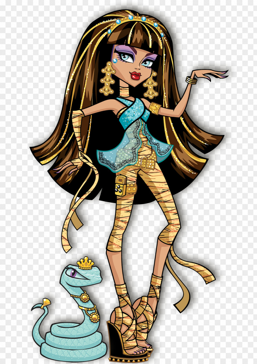 Monsters Monster High Cleo De Nile Dress Doll Clothing PNG