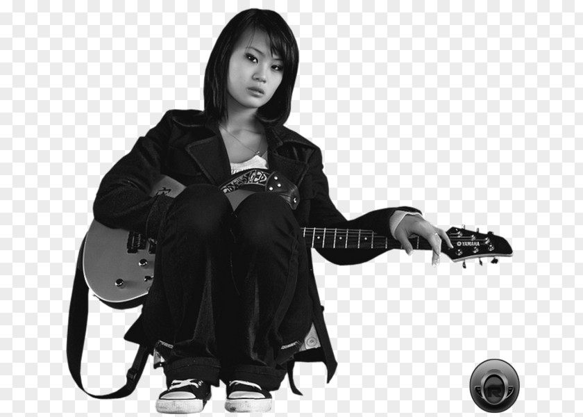 Painting Black And White Female PNG