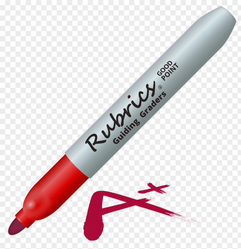 Teacher Rubric Marker Pen Course Sharpie PNG