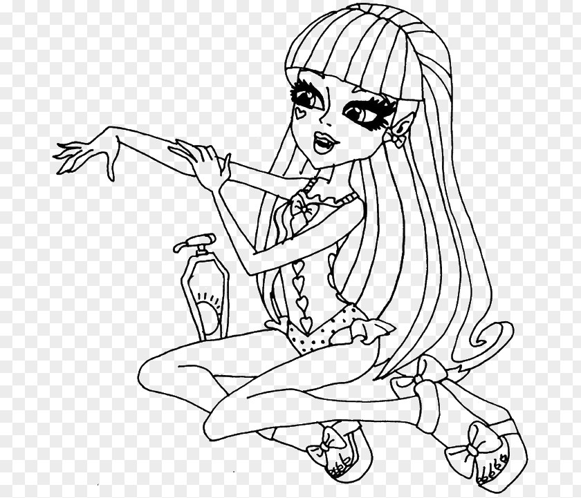 Clawdeen Wolf Monster High Original Gouls CollectionClawdeen Doll Frankie Stein Coloring Book Drawing PNG