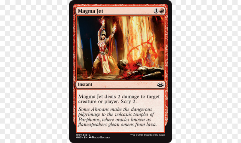Jato Magic: The Gathering Magma Jet Wizards Of Coast Theros Playing Card PNG