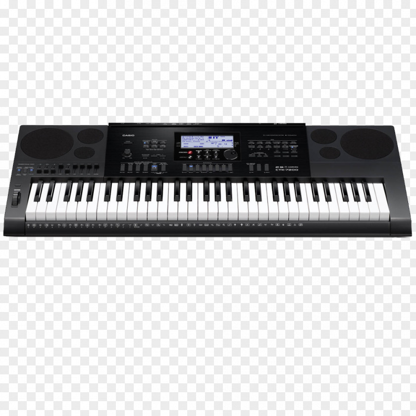 Keyboard Casio CTK-7200 Electronic Musical Instruments PNG