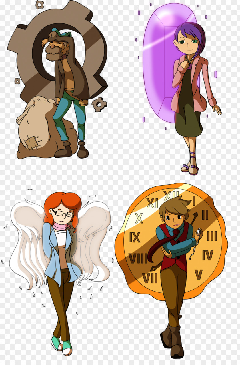 Prof Layton Illustration Emmy Altava Professor Hershel And The Azran Legacy Layton's Mystery Journey: Katrielle Millionaires' Conspiracy PNG