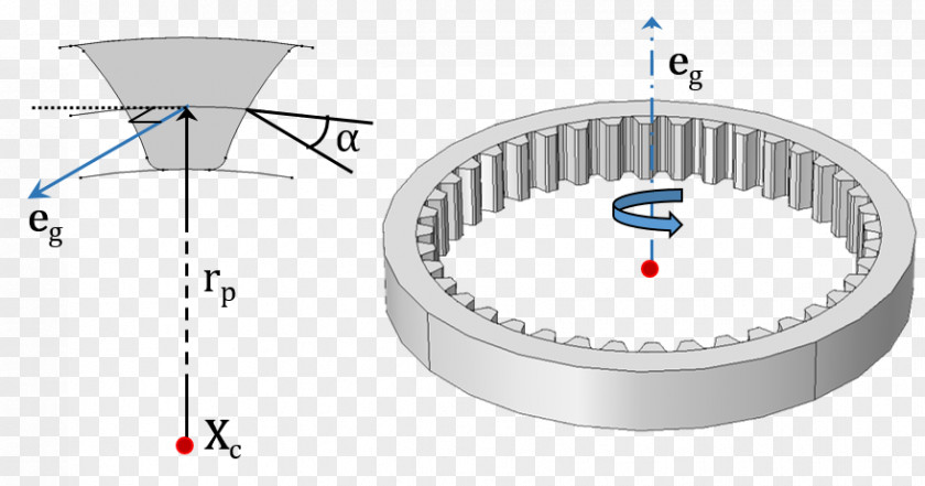 Various Angles Spur Gear Corrected Tooth Involute Rotation PNG