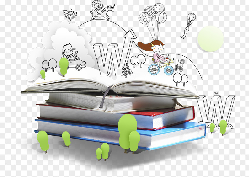 Books And Letters W Book Letter Thesis Statement PNG