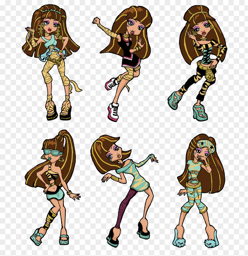 Doll Cleo DeNile Monster High Clawdeen Wolf PNG