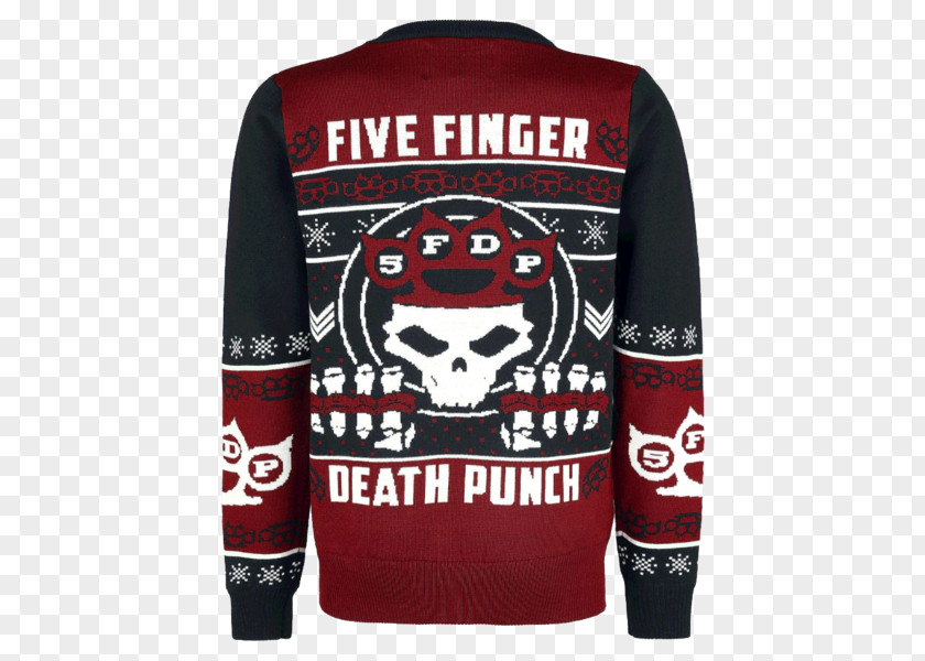Five Finger Death Punch T-shirt Sweater Christmas Jumper Merchandising PNG