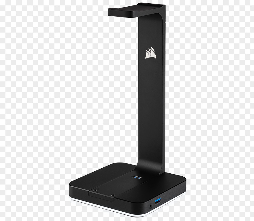 Street Stand Corsair ST100 RGB Premium Indoor Black Hardware/Electronic Headphones Headset Components 7.1 Surround Sound PNG