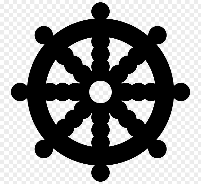 Wheel Of Dharma Buddhist Symbolism Dharmachakra Buddhism PNG