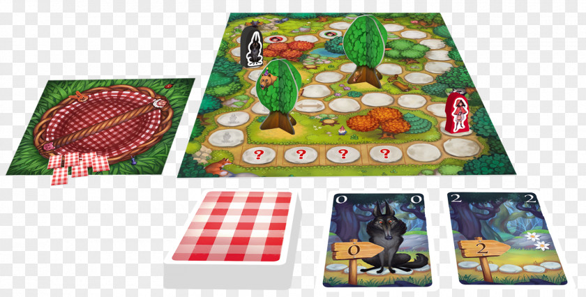 Board Game Little Red Riding Hood Gray Wolf Conte PNG