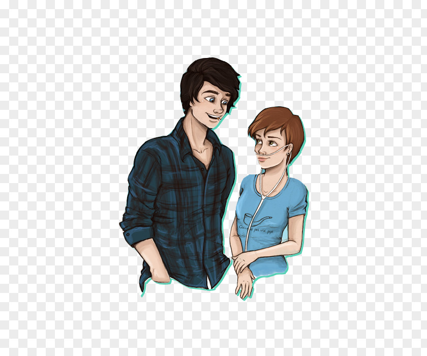 Hazel Grace Lancaster Augustus Waters The Fault In Our Stars Fan Art PNG