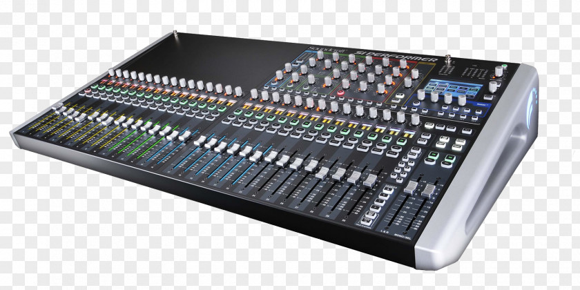 Microphone Audio Mixers Soundcraft Spirit Si Performer 3 Digital Mixing Console PNG