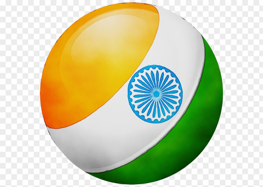 Ball Tricolour India Independence Day Background Watercolor PNG