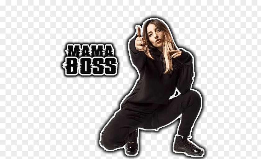 Bossy Sticker Telegram Text Mafia Set PNG