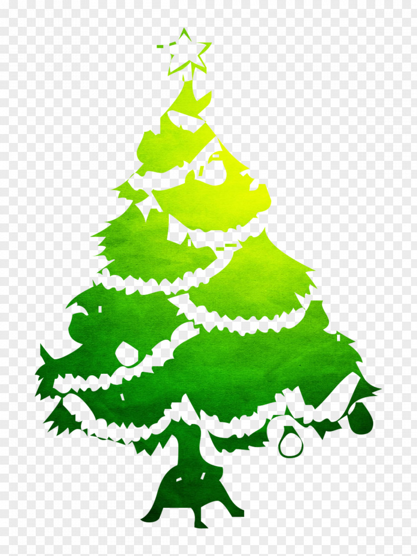 Christmas Tree Spruce Fir Illustration Day PNG