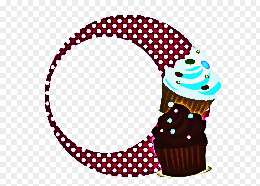 Polka Dot Baking Cup Baby Shower PNG