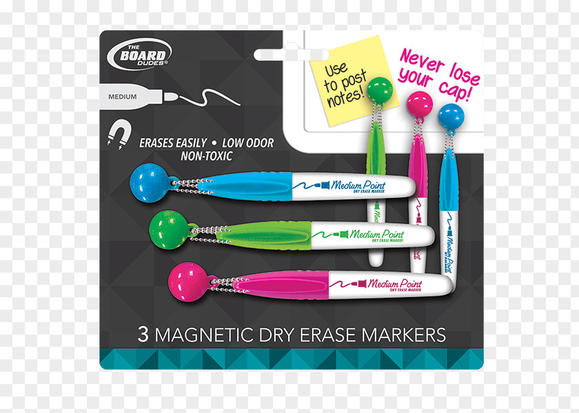 Whiteboard Marker Dry-Erase Boards Pen Craft Magnets Plastic PNG