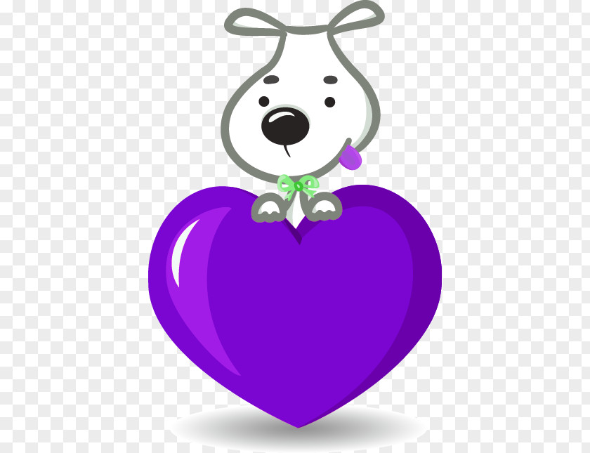 Cute Puppies And Heart-shaped Balloons Dog Love PNG