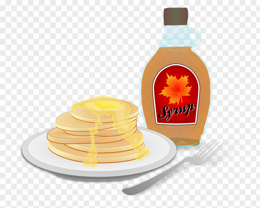 Pancake Breakfast Fast Food Hash Browns Bacon PNG