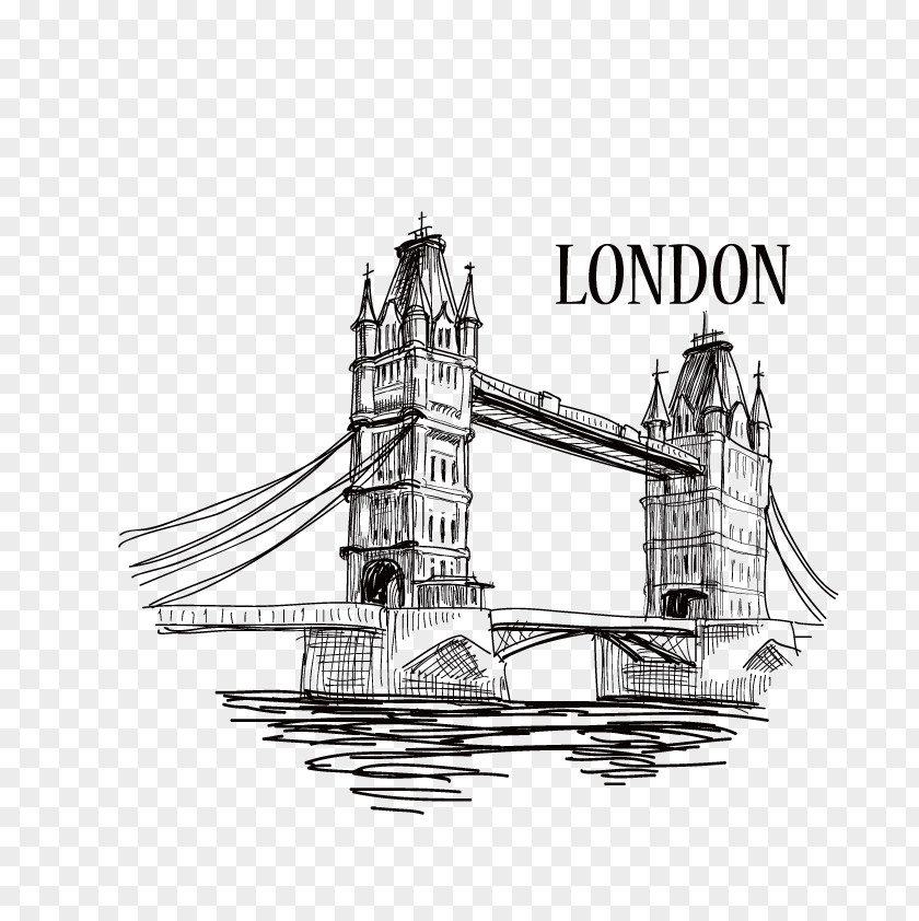 Vector London Bridge Turkey Country World Map PNG