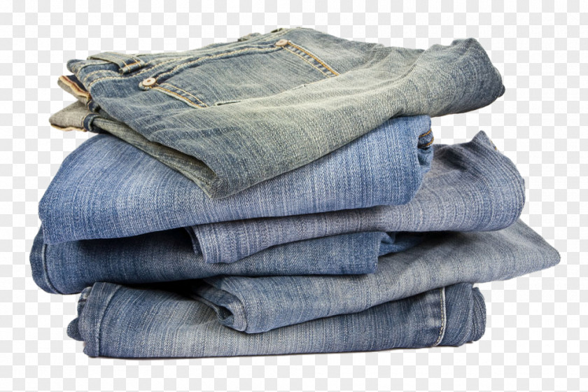 A Stack Of Good Jeans T-shirt Denim Stock Photography Clothing PNG