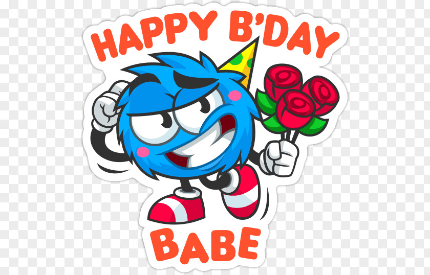 Birthday Sticker Cake Flower Clip Art PNG
