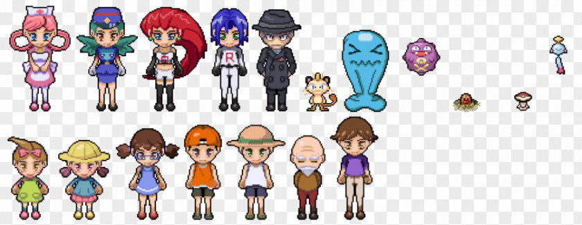 Character Sprite Pokemon Black & White Pokémon X And Y GO Cartoon Pixel Art PNG