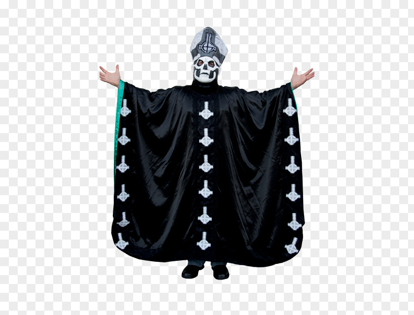 Ghost Robe Ghoul Halloween Costume PNG