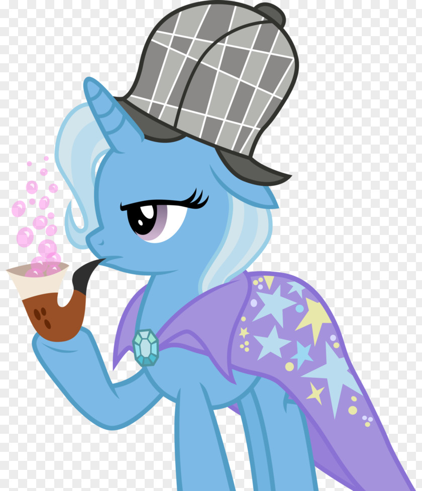 Trixie Vector Pony Detective Image Illustration PNG